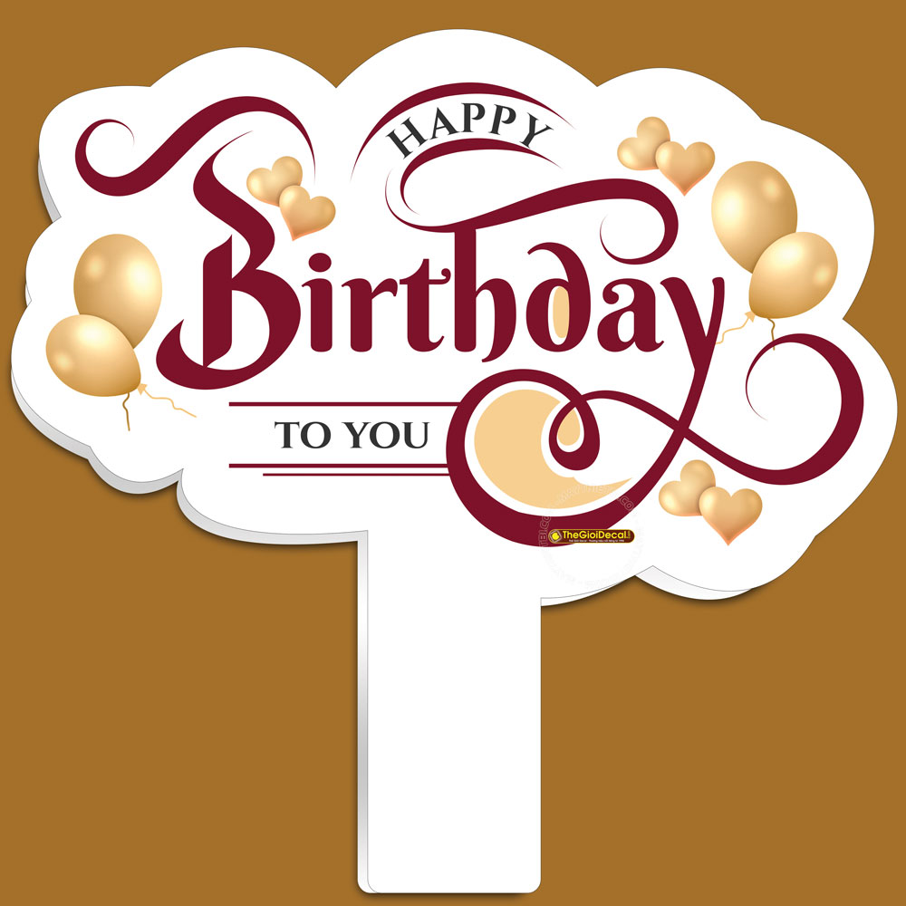 In Decal Sinh Nhật - Dịch Vụ In Ấn Chất Lượng tại Nhà Máy In BC